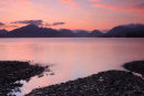 08-0717 The Cuillin Mountains at Sunset From Ob Gauscavaig Bay